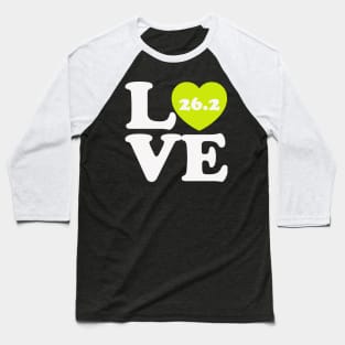 Marathon Running Love Runner Marathoner Valentines Day Baseball T-Shirt